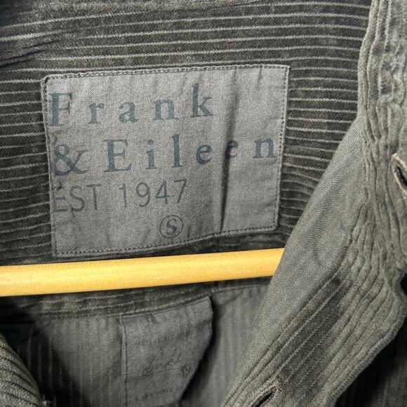 FRANK & EILEEN Luke Relaxed Corduroy Button Down Shirt Espresso Brown Sz S {M52} - Picture 5 of 6